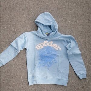 Spider Blue Hoodie for Men